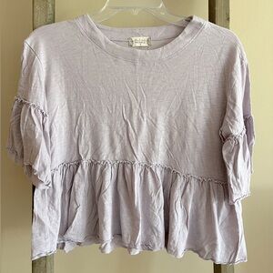Short Sleeve Flowy Top